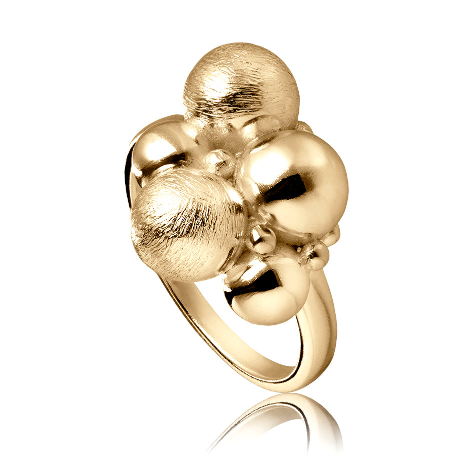Harmony ring i 18 karat guldbelagt sølv