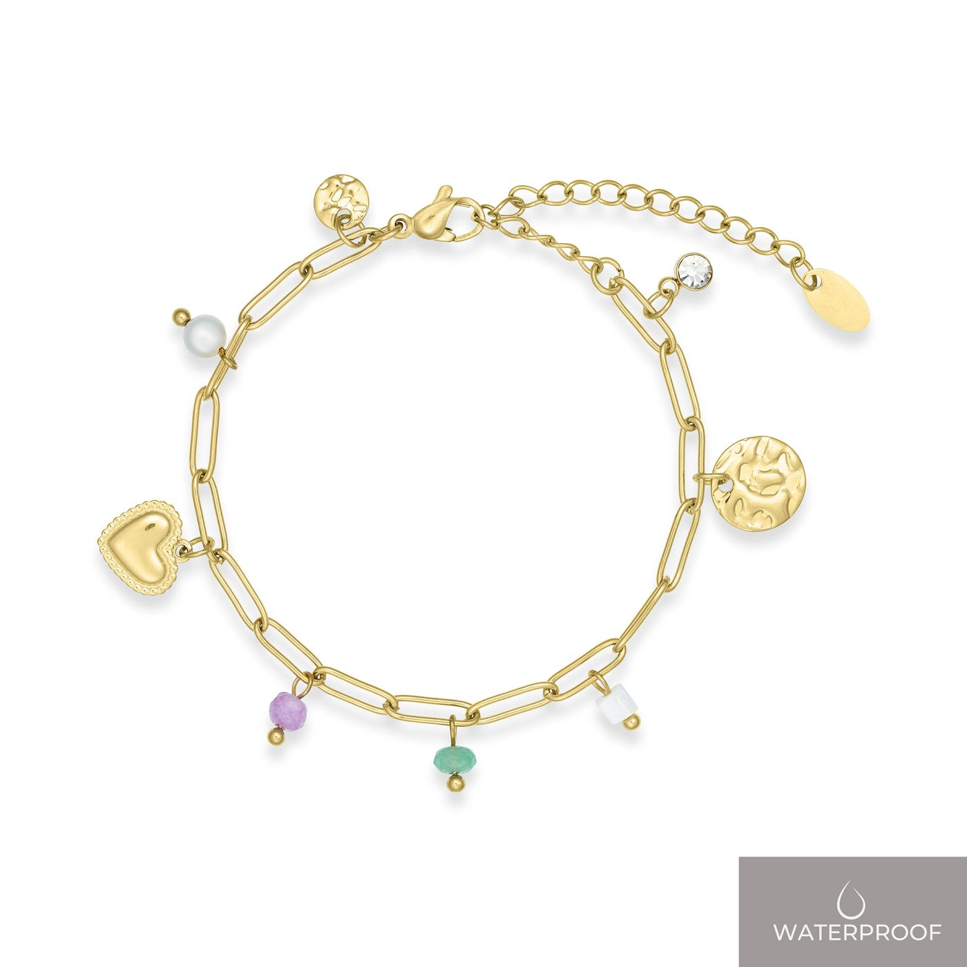 Audrey essence armbånd med ædelstene