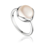 Glory sølv ring med ferskvandsperle