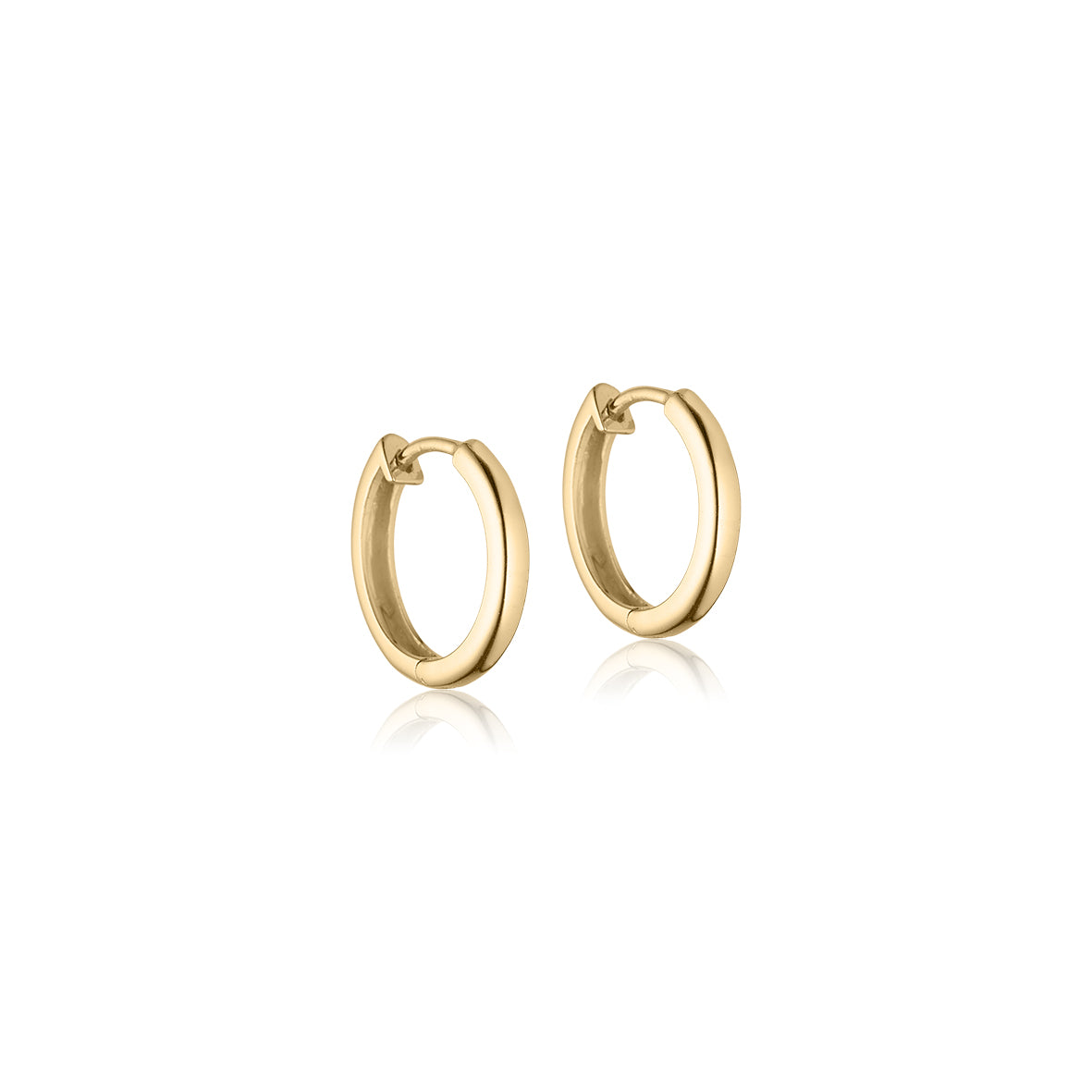 Individual Hoops basic i 18 karat guldbelagt sølv