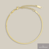 Miranda flad slange armbånd 2mm