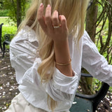 Brianna glühender Ring mit 3 Zirkonia