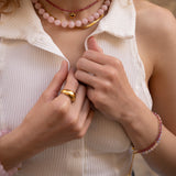 Abigail essence Armband mit rosa Turmalin