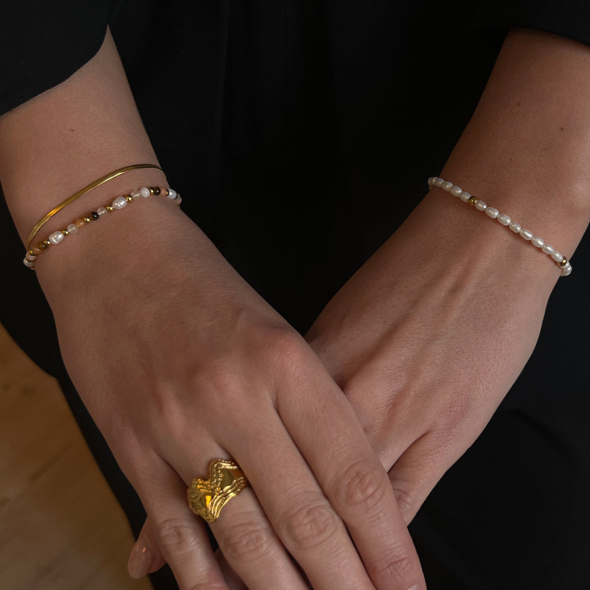 Miranda flad slange armbånd 2mm