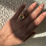 Prestige Ring petit aus 18 Karat vergoldetem Silber mit Süßwasserperle