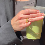 Vivienne klobiger Ring mit Steinen