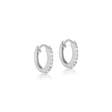 Individual Hoops zirkonia i sølv