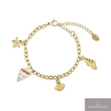 Coral armbånd med charms