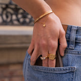 Pristine elegant armring med zirkonia