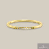 Diana elegant glow ring med zirkonia