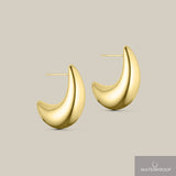 Nina klassisk moon øreringe